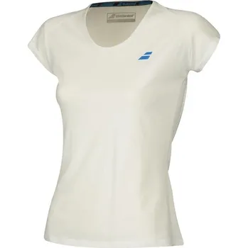 Dámské tričko Dámské tenisové tričko Babolat Core Women Tee, white - XL - Výprodej