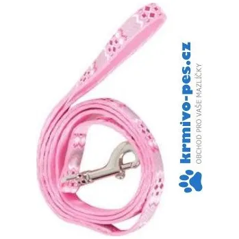 Vodítko kočka ETHNIC nylon růžové 1m Zolux