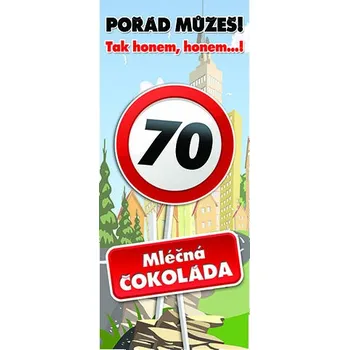 Čokoláda Čokoláda Vše nejlepší 70 - narozeniny
