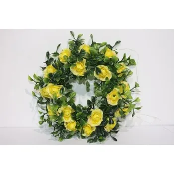 umělá květina Věneček růžičky 100-0141