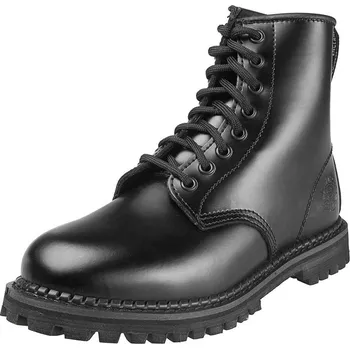 Pánská zimní obuv boty kožené unisex - CEDRIC - GRINDERS - CED-CS-BLA