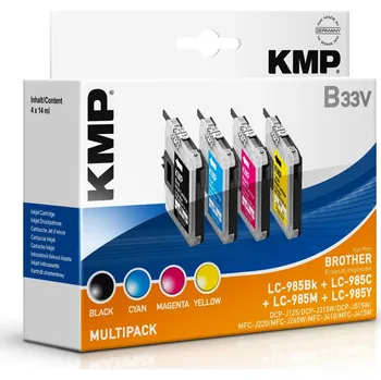 KMP B33V - Brother LC-985 multipack - multipack inkoustová náplň KMP