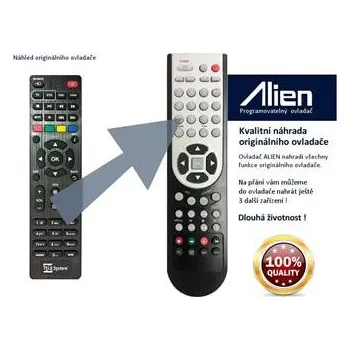 Dálkový ovladač Dálkový ovladač ALIEN STB TeleSystem TS6812