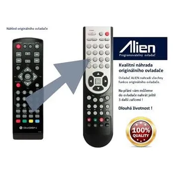 Dálkový ovladač Dálkový ovladač ALIEN STB GoGEN DVB 219 T2 DUAL