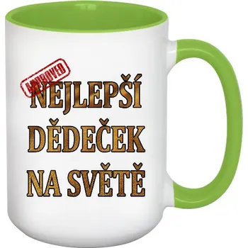 Pánské oblečení Hrnek velký barevný s potiskem nej děda