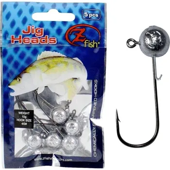 Nástraha Zfish jigové hlavičky Premium - 5 ks hmotnost: 10 g