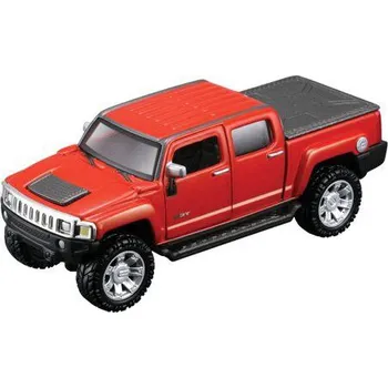 autíčko Recenze Maisto Hummer H3T (2009) 1:50 červený
