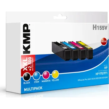 KMP H155V - HP 970 + 971 multipack - multipack inkoustová náplň KMP