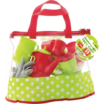 Dětská kuchyňka Souprava na oběd 100% Chef Écoiffier s 35 doplňky od 18 měsíců