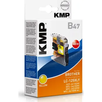 Počítač KMP B47 - Brother LC-125XL Y - žlutá inkoustová náplň KMP