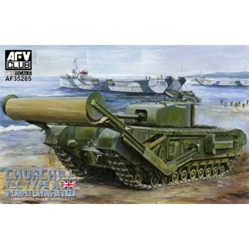 Plastikový model AFV Club 1/35 Churchill TLC Type-A w/Carpet Laying Device