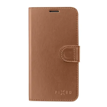 Pouzdro na mobilní telefon Fixed Fit Shine pro Samsung Galaxy A50 bronzové