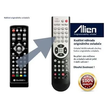 Dálkový ovladač Dálkový ovladač ALIEN STB GoGEN DVB 272 T2 PVR