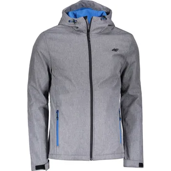 Pánská softshellová bunda Recenze 4F Z19-SFM300 Grey Melange S