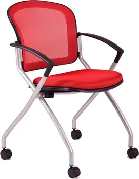 Jednací židle Office Pro Metis červená