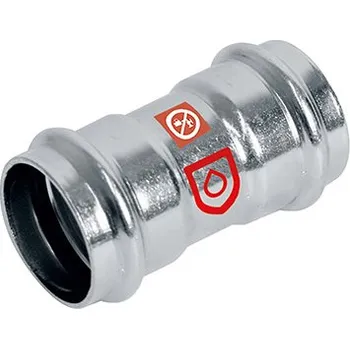 Vodovodní potrubí FRABOPRESS C-STEEL Spojka 54 x 54 mm FPC.C270.54