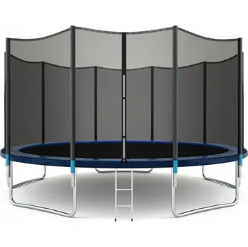 Sedco Trampolína modrá 456 cm + síť + žebřík Trampolína Sedco Trampolína modrá 456 cm + síť + žebřík