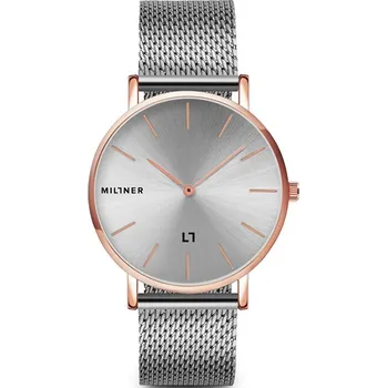 Hodinky Millner Mayfair Rose Silver 39 mm