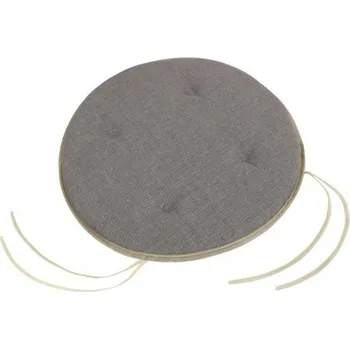 Podsedák Bellatex Lada šedý hladký kulatý 40 cm