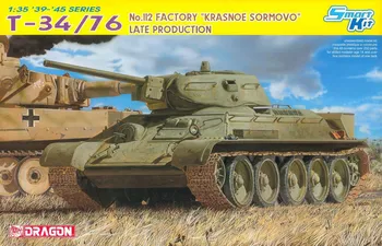 Plastikový model Dragon Models Kit tank 6479 - T-34/76 No.112 Factory "Krasnoe Sormovo" Late Production 1:35