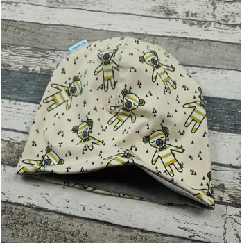 Čepice Yháček Šmoulí čepička Yháček, oboustranná, medvídci Velikost:: L