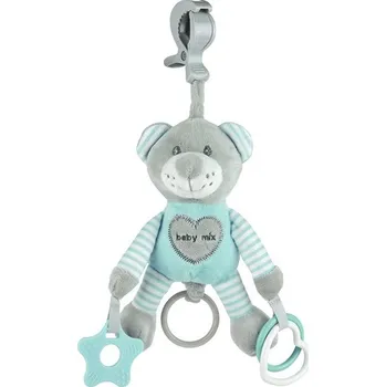 Hračka na kočárek Baby Mix Medvěd s vibrací 22 cm