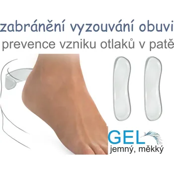 Vložka do bot SVORTO Gelové patičky samolepicí 123, --- - uni