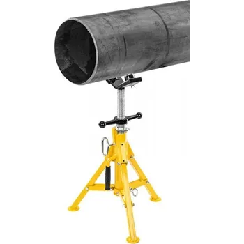 Hever REMS Herkules XL 12" stojan, podpěra na trubky do 324 mm, 450kg 120125 (Rems 120125 Výškově stavitelná, sklopná podpěra materiálu v rozsahu 1 ¼ – 12“, Ø 42 – 324 mm)