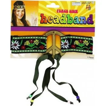 Karnevalový doplněk Čelenka HIPPIES