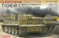 Dragon Models Kit tank 6888 - Tiger I Mid-Production w/Zimmerit Otto Carius Battle of Malinava Village 1944 1:35