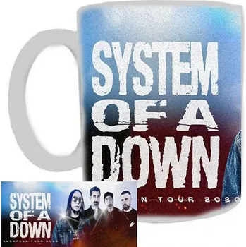 System Of A Down - hrnek bílý