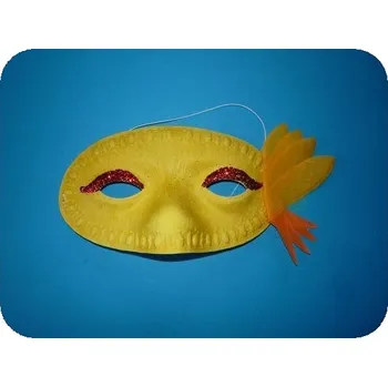 Karnevalový doplněk Polomaska zdobená