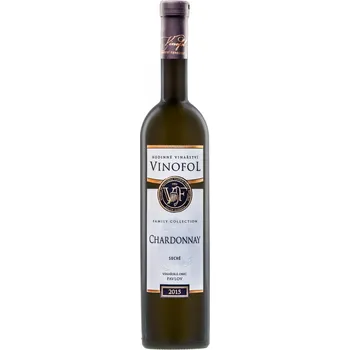 Víno Víno Chardonnay Family Collection výběr z hroznů suché 2015 0,75 l Vinofol Novosedly