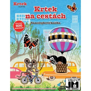 Bystrá hlava Krtek na cestách: Samolepková knížka - Jiri Models (2019, brožovaná)