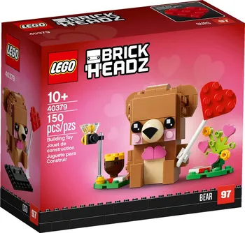 Stavebnice LEGO LEGO BrickHeadz 40379 Valentýnský medvídek
