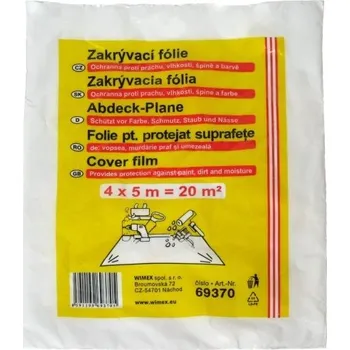 Zakrývací fólie na malování Zakrývací fólie 4 x 5 m [1 ks]