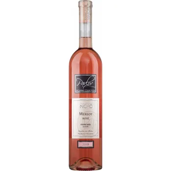 Víno Víno Merlot Rosé pozdní sběr polosladké 2018 0,75 l Vinofol Novosedly