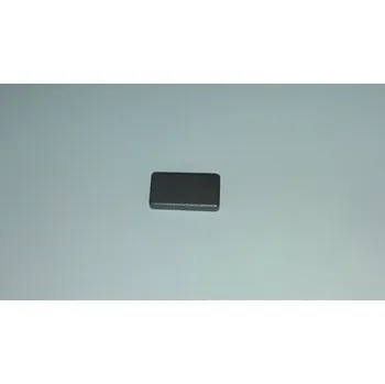 Dekorativní magnet Magnet šedý obdélník 15x28mm (bal. 50 ks). cena za 1 ks.