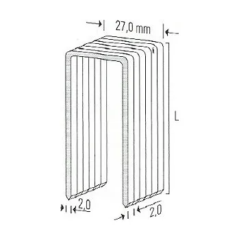 Sponkovačka KM REICH Spona typ BS 90 mm, 1500 ks, KMR 10004923