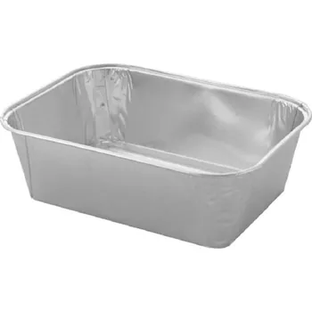 Jednorázové nádobí Miska hranatá ALU (550 ml) 14,9 x 10,9 x 4,5 cm [50 ks]