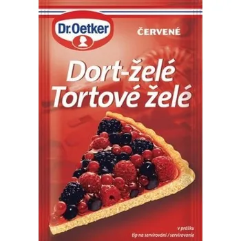 Dr. Oetker Dort-želé červené 10 g