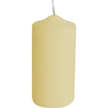Svíčka Svíčka válcová O 40 x 80 mm béžová [4 ks]
