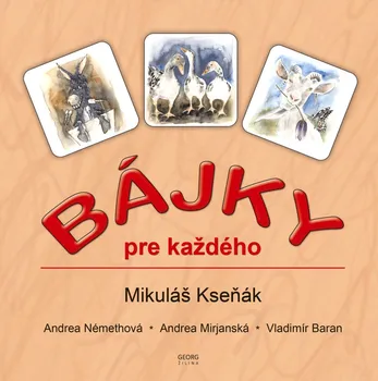 Cizojazyčná kniha Bájky pre každého - Mikuláš Kseňák (2019, pevná bez přebalu lesklá)