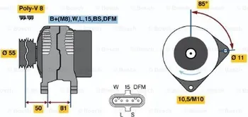 Alternátor Bosch 0 986 047 410