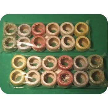 Niť brilantní -mix.barev, balení 12 ks - 50m návin- cena za balení.