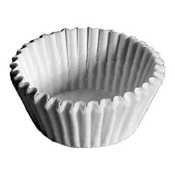 Jednorázové nádobí Cukrářské košíčky bílé i na muffiny nebo cupcakes O 35 x 20 mm [1000 ks]