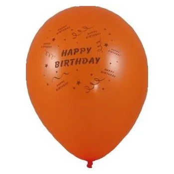 Party dekorace Nafukovací balónky "Happy Birthday" "M" [100 ks]