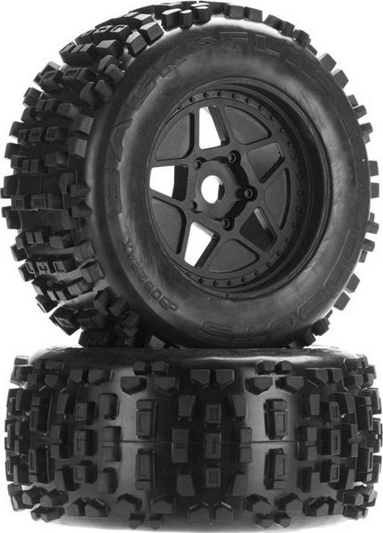 Arrma NOTORIOUS 6s BLX - REIFEN, Räder Outcast DBoots v5 Backflip ARA8611v5