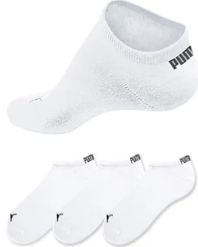 pánské ponožky Puma Unisex Sneaker Plain 3 Pack bílé 39-42