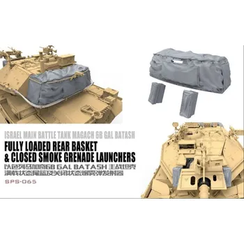 Plastikový model Meng 1/35 Israel Main Battle Tank Magach 6B Gal Batash Fully Loaded Rear Basket & Closed Smoke Grenade Launchers